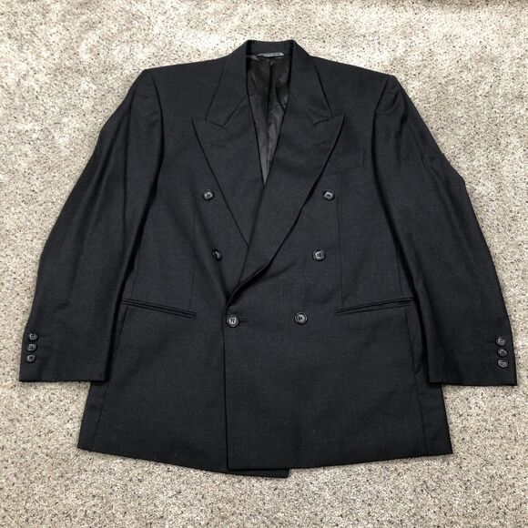 Maurizio Baldassari Blazer Mens 40R Grey Loro Piana Wool Sport Coat Jacket - Picture 1 of 13